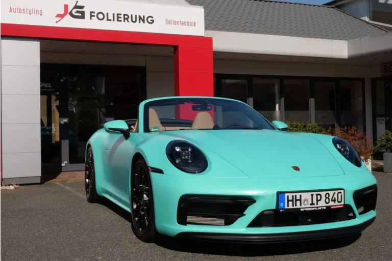 Autofolierung Hamburt Vollfolierung Porsche 911 GTS von JG Folierung